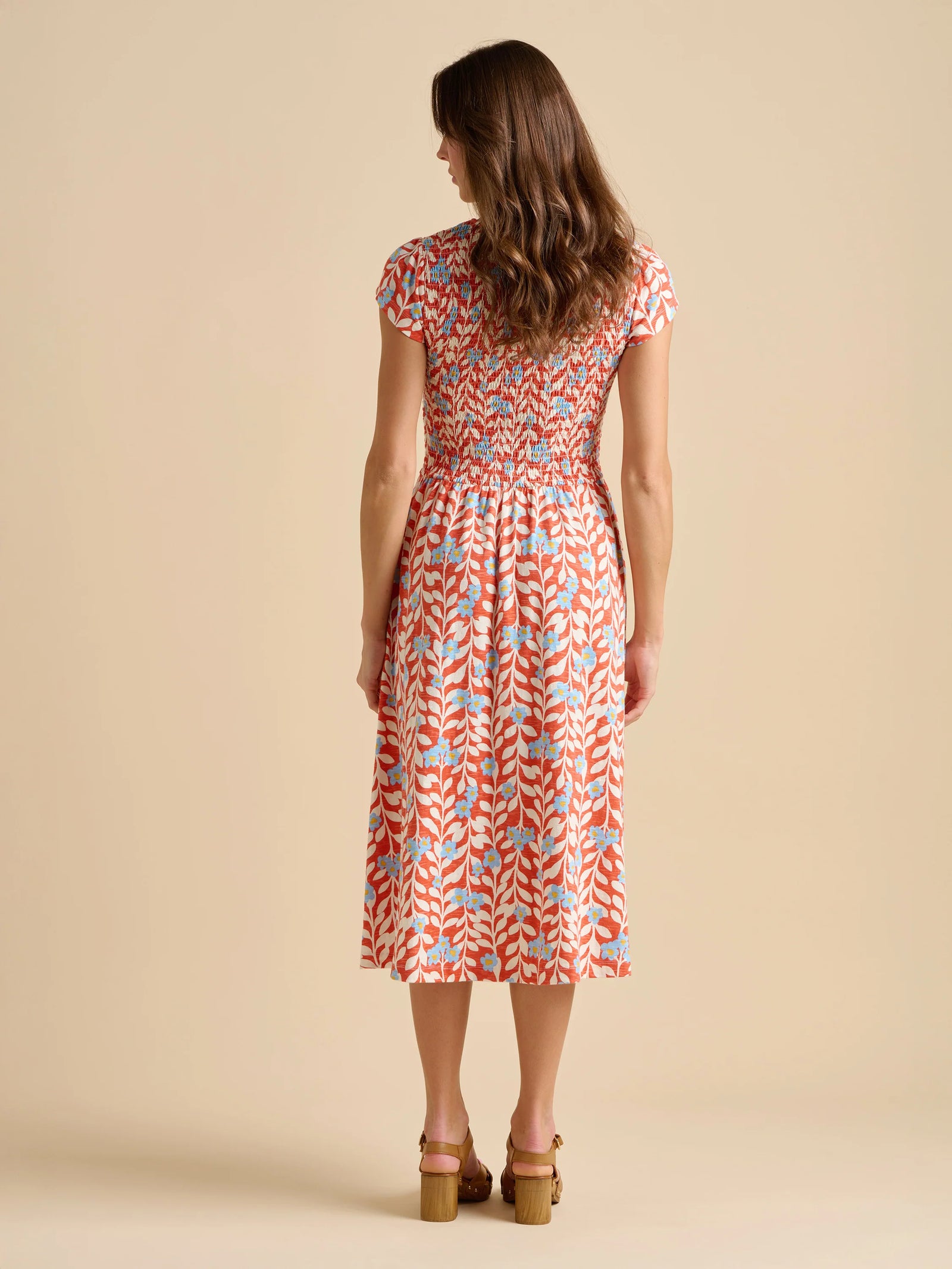 Brakeburn Spring Vine Midi Dress