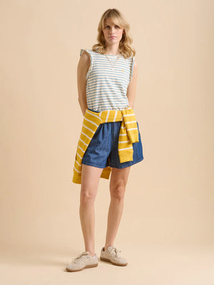 Brakeburn Flutter Sleeve T Shirt