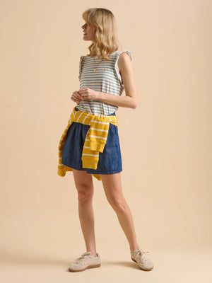 Brakeburn Flutter Sleeve T Shirt