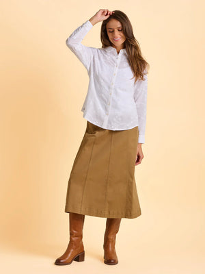 Brakeburn Flora Cream Blouse