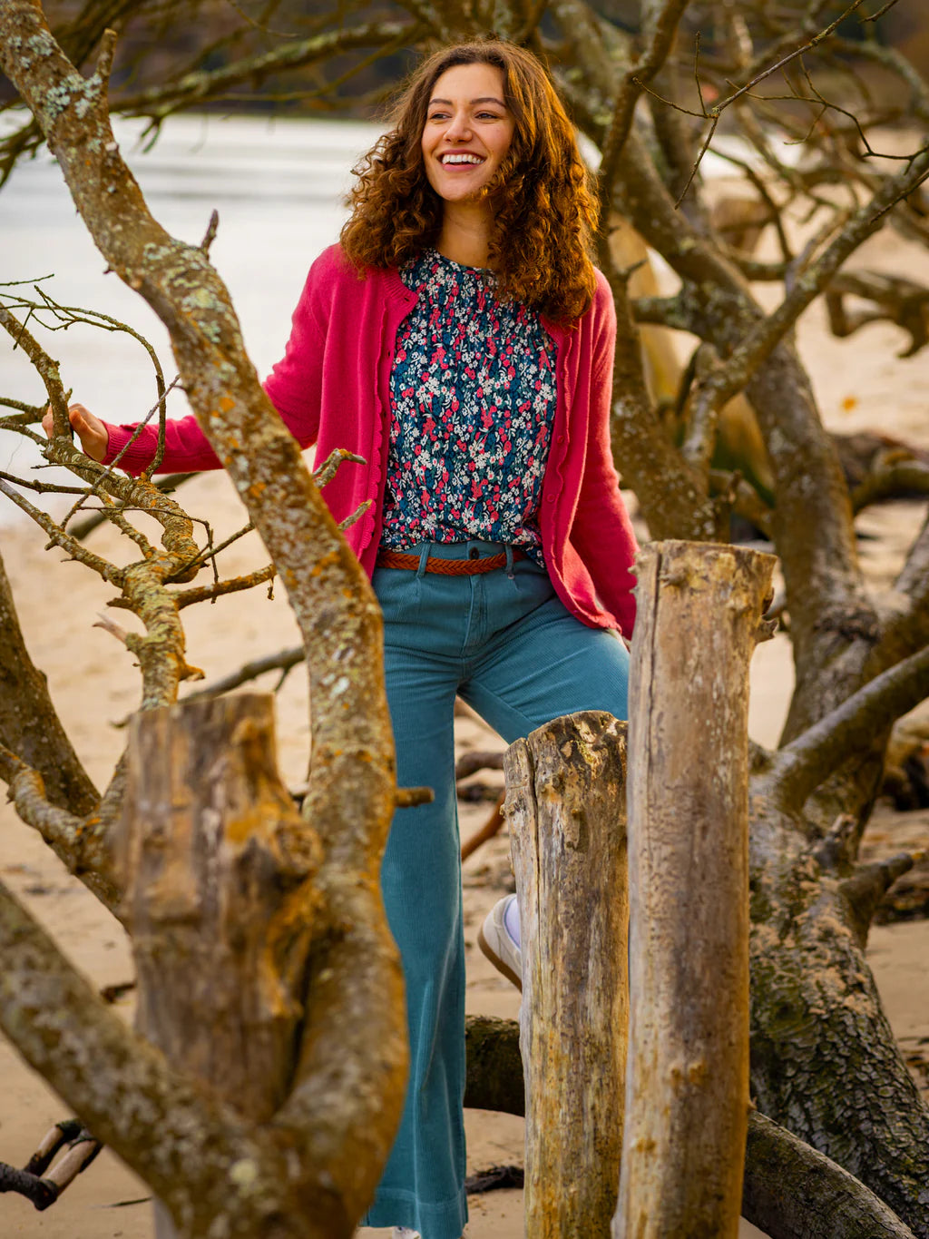 Brakeburn Tempest Pink Cardigan