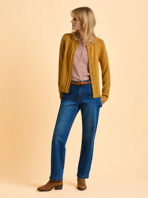 Brakeburn  Crescent Yellow Cardigan