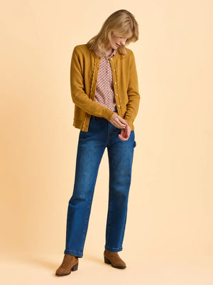 Brakeburn  Crescent Yellow Cardigan