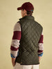 Joules Maynard Green Diamond Quilted Gilet