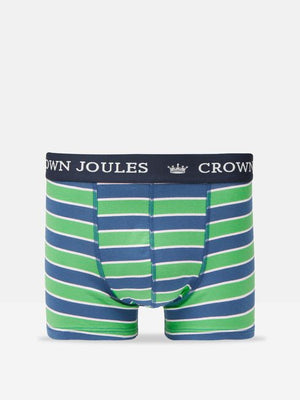 Joules Crown Joules Green/Blue Pack of Two Cotton Briefs