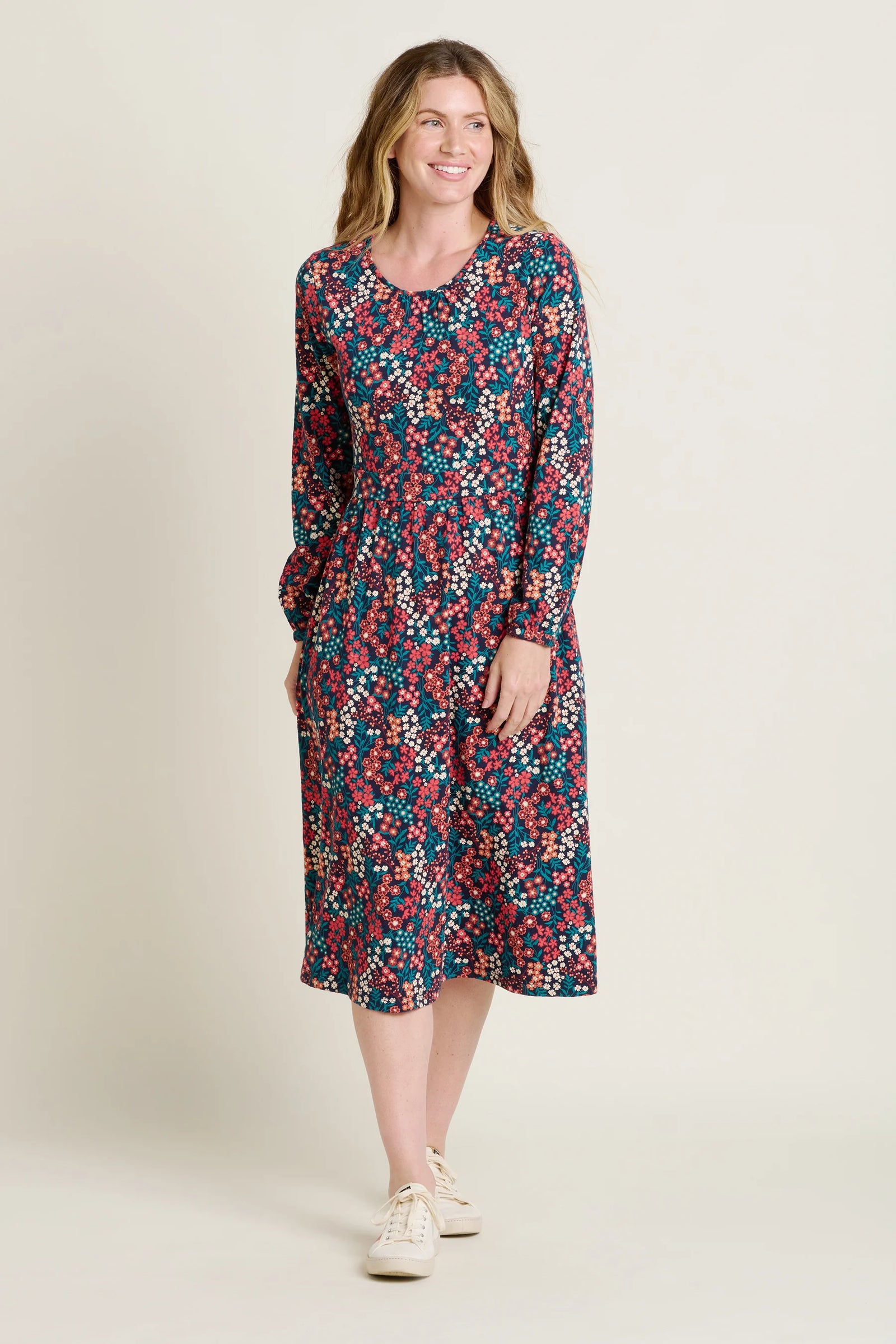 Brakeburn Multi Winter Ditsy Midi Dress CLEARANCE NO RETURN