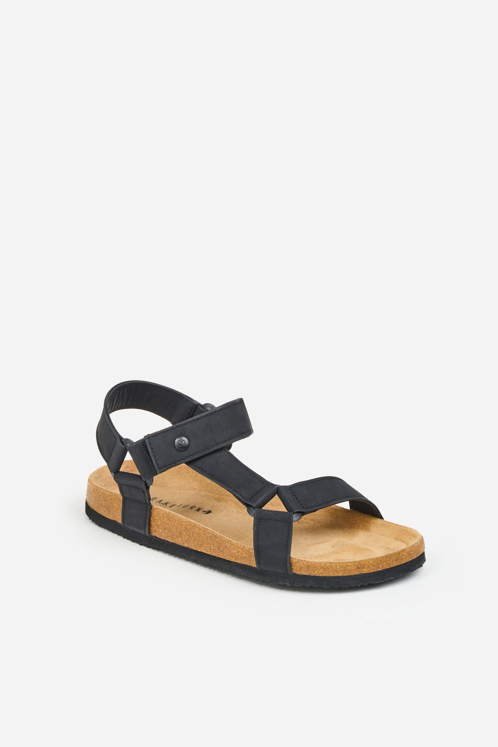 Brakeburn Black Strap Sandals