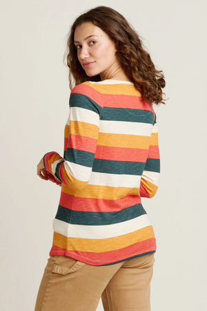 Brakeburn Multi Stripe Long Sleeve Tee