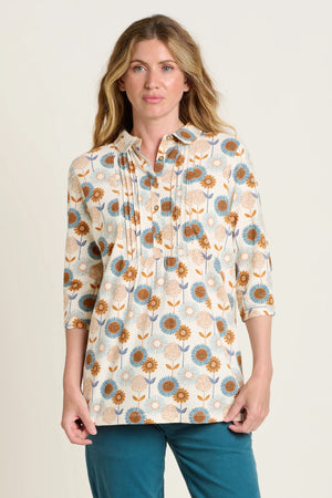 Brakeburn Cream Freya Cream Tunic Blouse