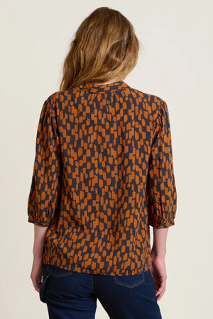 Brakeburn Multi Brush Strokes Blouse