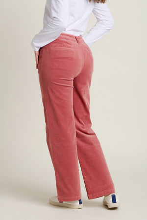 Brakeburn Pink Kickflare Cord Trouser