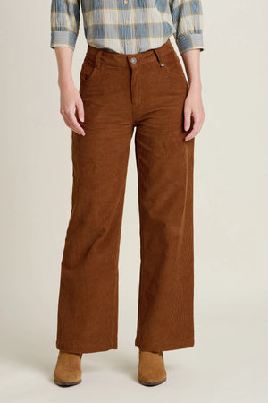 Brakeburn Brown Wide Leg Cord Trouser