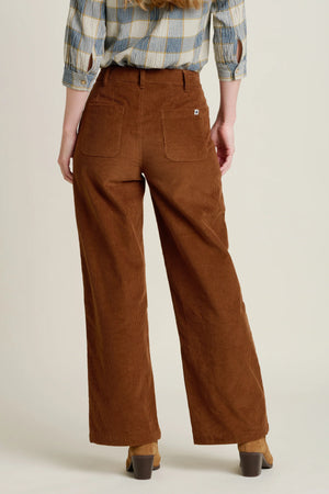 Brakeburn Brown Wide Leg Cord Trouser