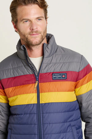 Brakeburn Multi Colour Block Puffer