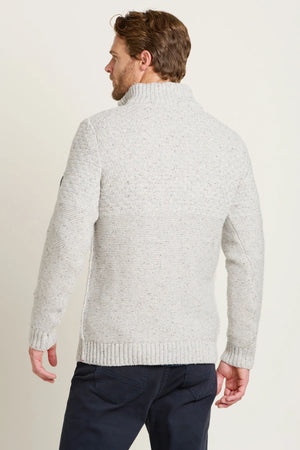 Brakeburn Grey Quarter Zip Knit