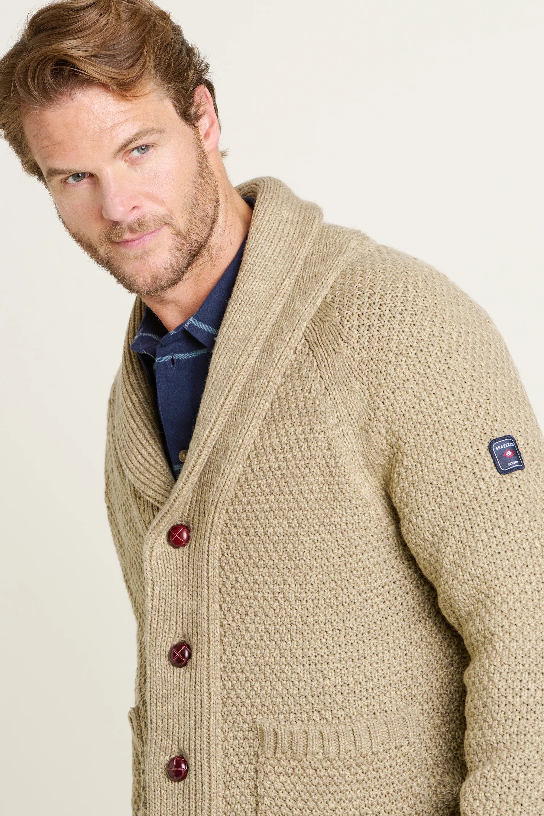 Brakeburn Stone Shawl Cardigan