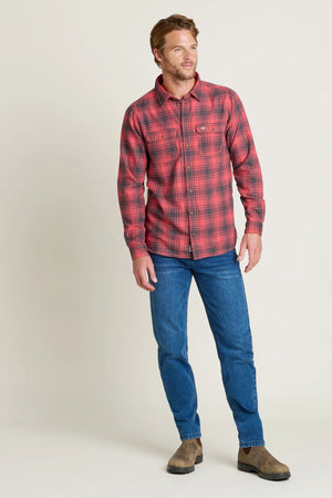 Brakeburn Pink Checked Shirt