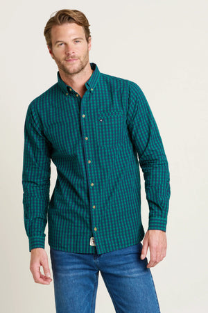 Brakeburn Navy Gingham Shirt