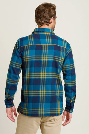 Brakeburn Navy Winter Check Shirt