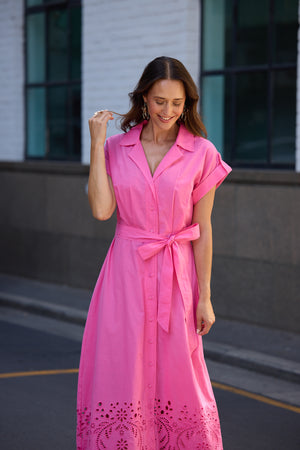 Brave + True Versailles Hot Pink Dress