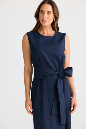 Brave + True Turning Point Navy Dress