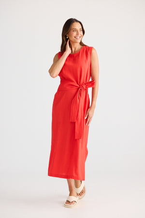 Brave + True Turning Point Poppy Red Dress