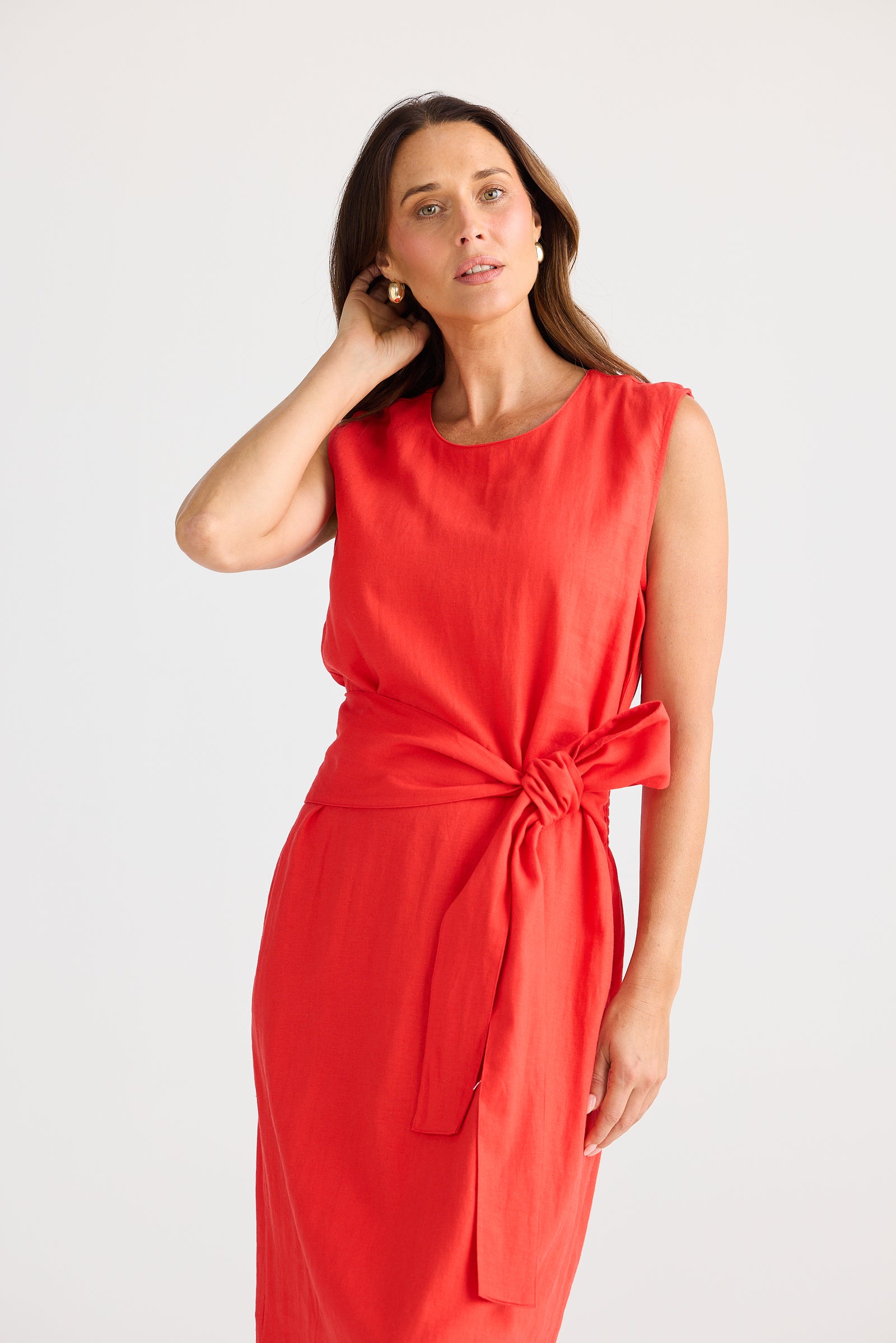 Brave + True Turning Point Poppy Red Dress