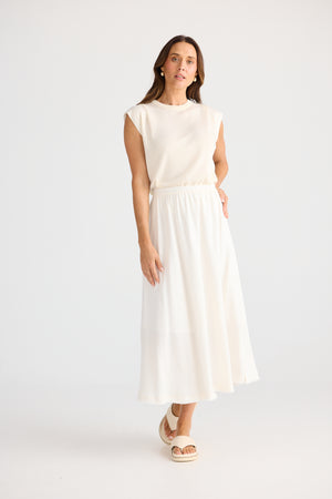 Brave + True Oakley Skirt Off White