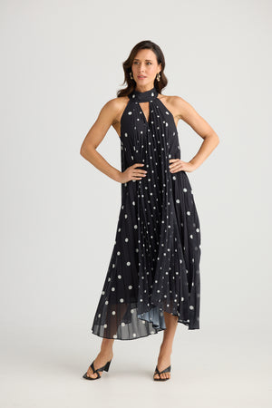 Brave + True Inca Black & White Spot Dress