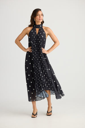 Brave + True Inca Black & White Spot Dress