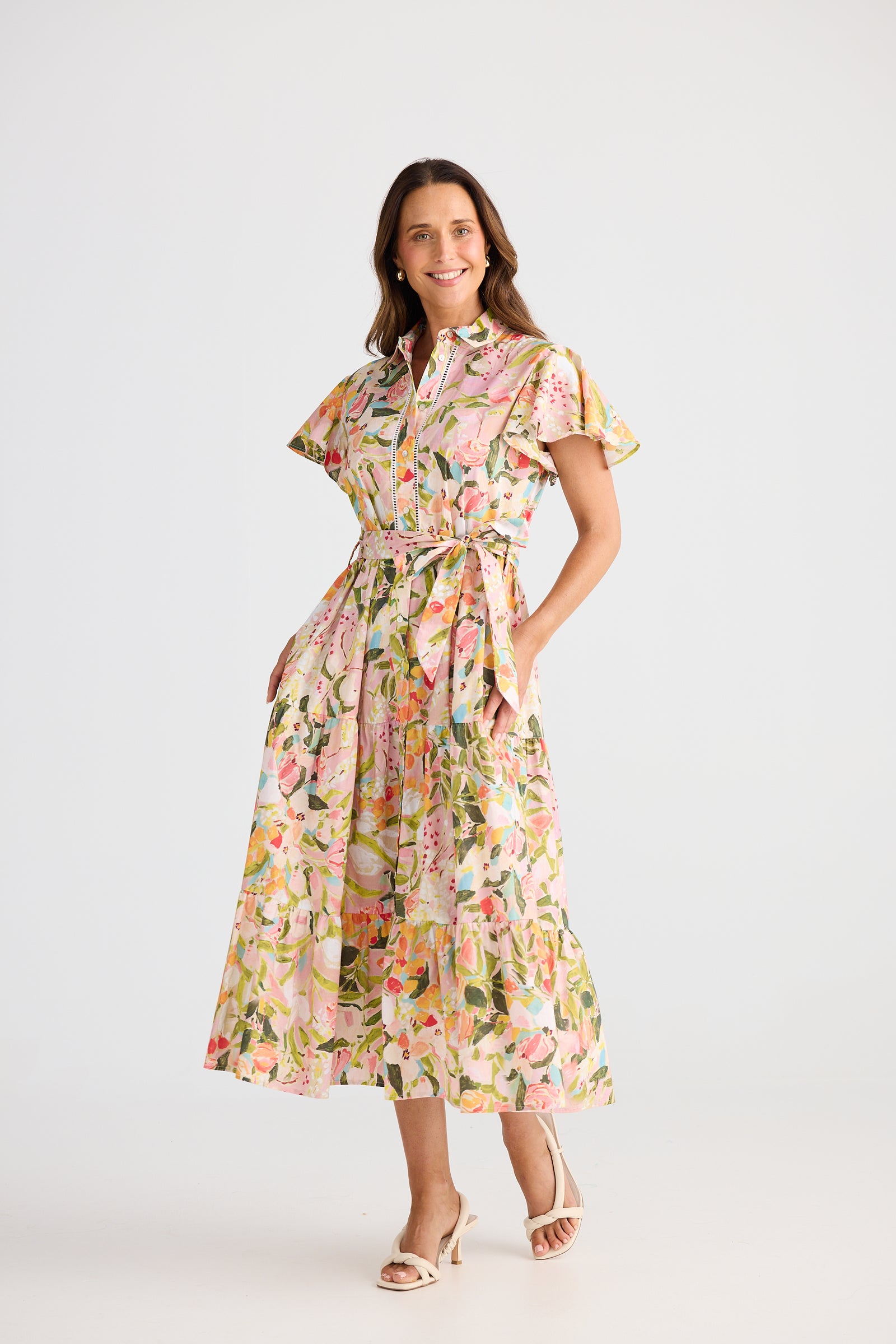 Brave + True Alice Zoe's Garden Short Sleeve Dress