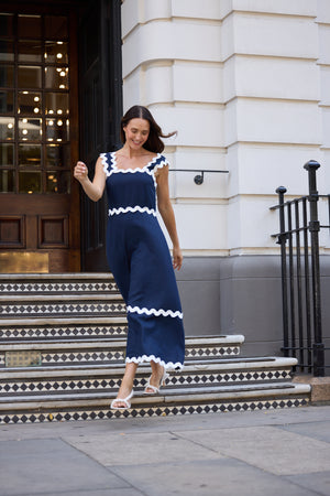 Brave + True Marlo Navy Midi Dress