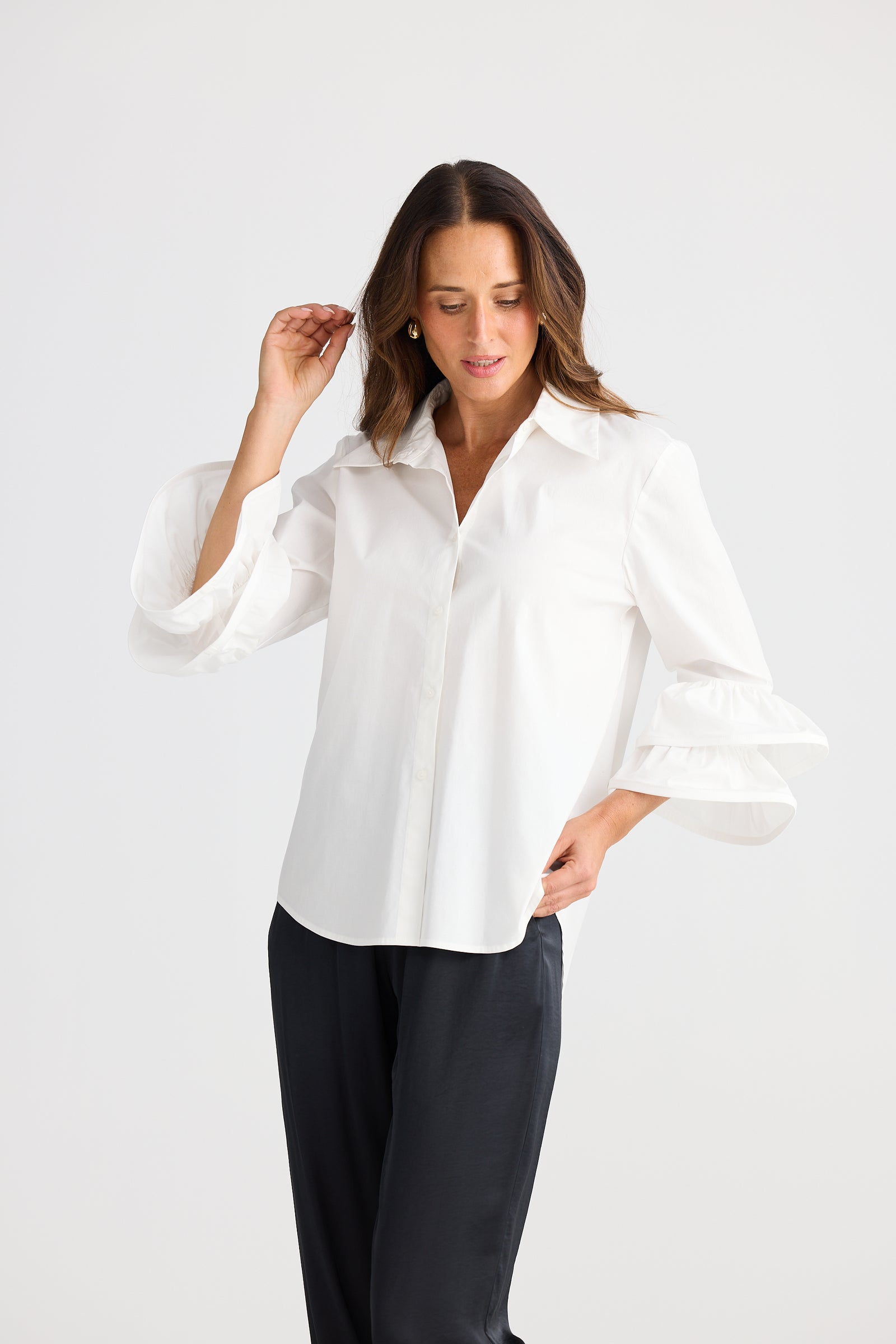 Brave + True Solana White Shirt