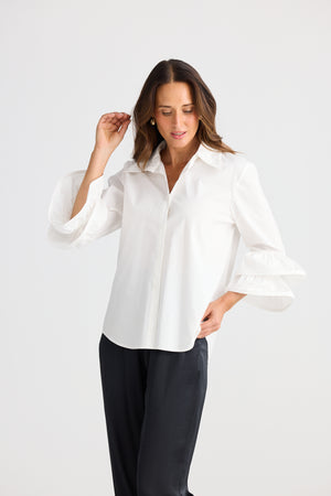 Brave + True Solana White Shirt