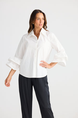 Brave + True Solana White Shirt