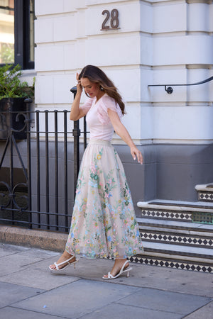 Brave + True Enchanted Embroidery Skirt