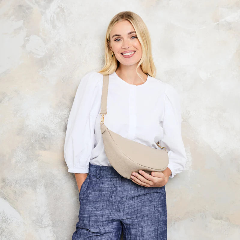 Elie Beamont Biscuit Hobo Bag