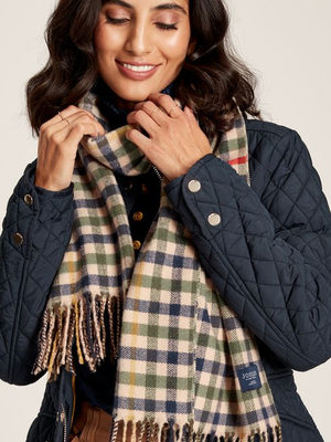 Joules Langtree Checked Scarf