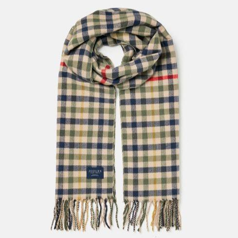 Joules Langtree Checked Scarf