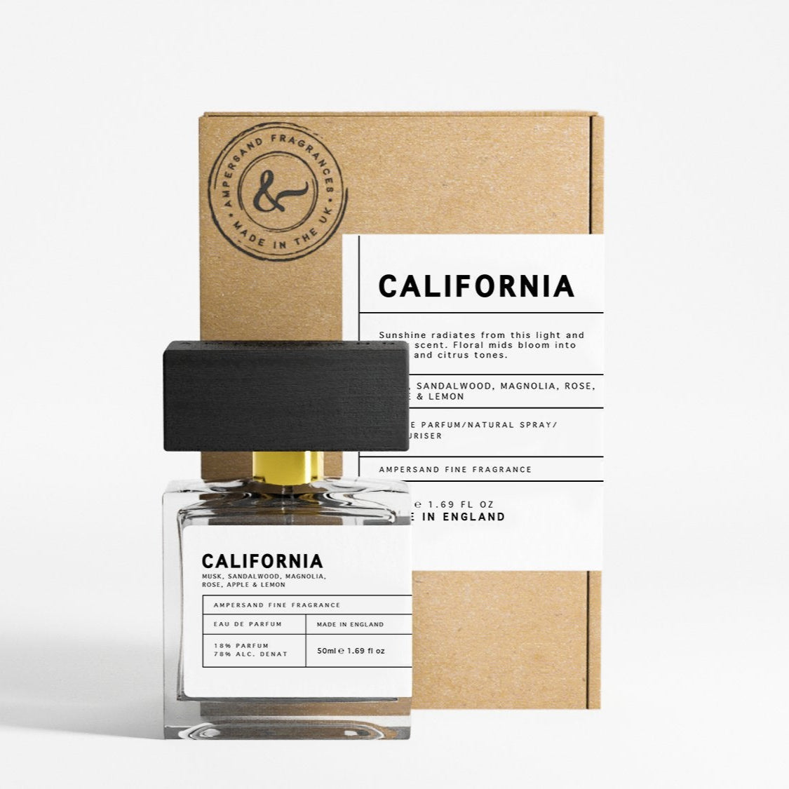 Ampersands Fragrances 'Calfornia'  50ml Eau De Parfum