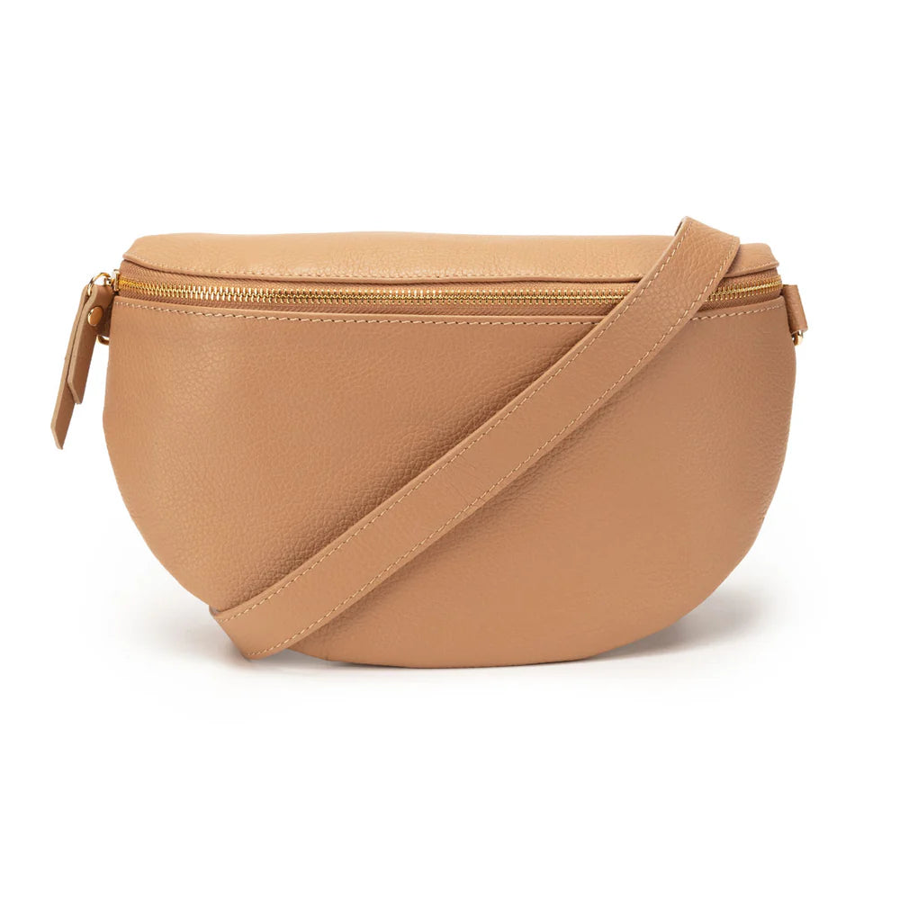 Elie Beaumont Camel Large Slingbag