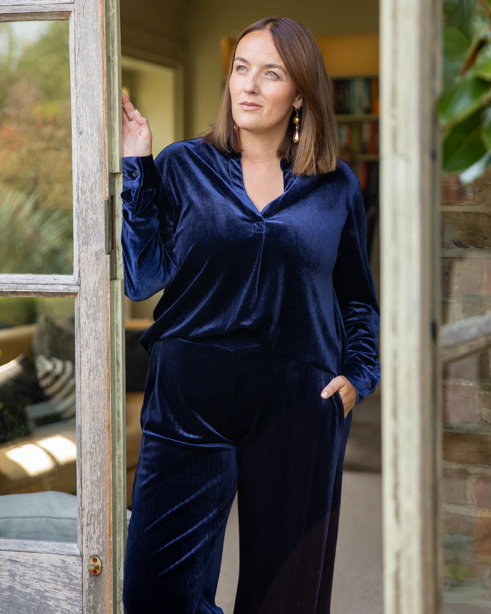 Chalk Sandhurst Tear Drop Gold Earrings