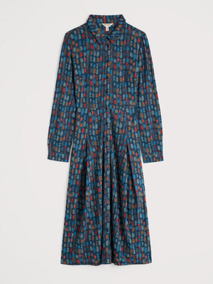 Seasalt Dye Strokes Dark Lugger Coastline Jersey Shirt Dress