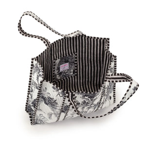 Elie Beaumont Serendipity Crane Cotton Tote