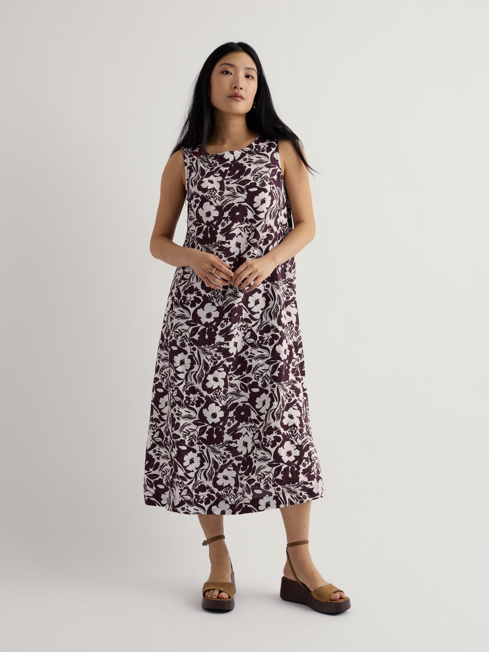 Seasalt Summer Shadows Cacao Cresting Waves Dress
