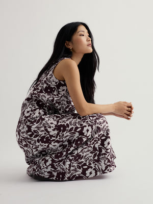 Seasalt Summer Shadows Cacao Cresting Waves Dress
