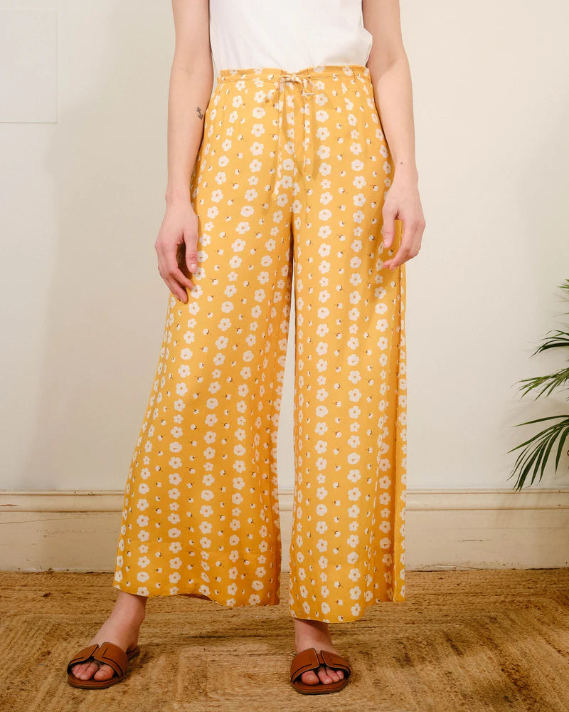 Pretty Vacant  Buttercups Yellow Drawstring Trousers