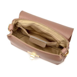 Elie Beaumont Twist Cross Body Blush Bag