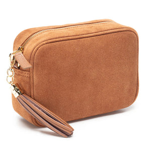Elie Beaumont Crossbody Tan Brown Handbag