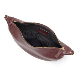 Elie Beamont Wine Hobo Bag